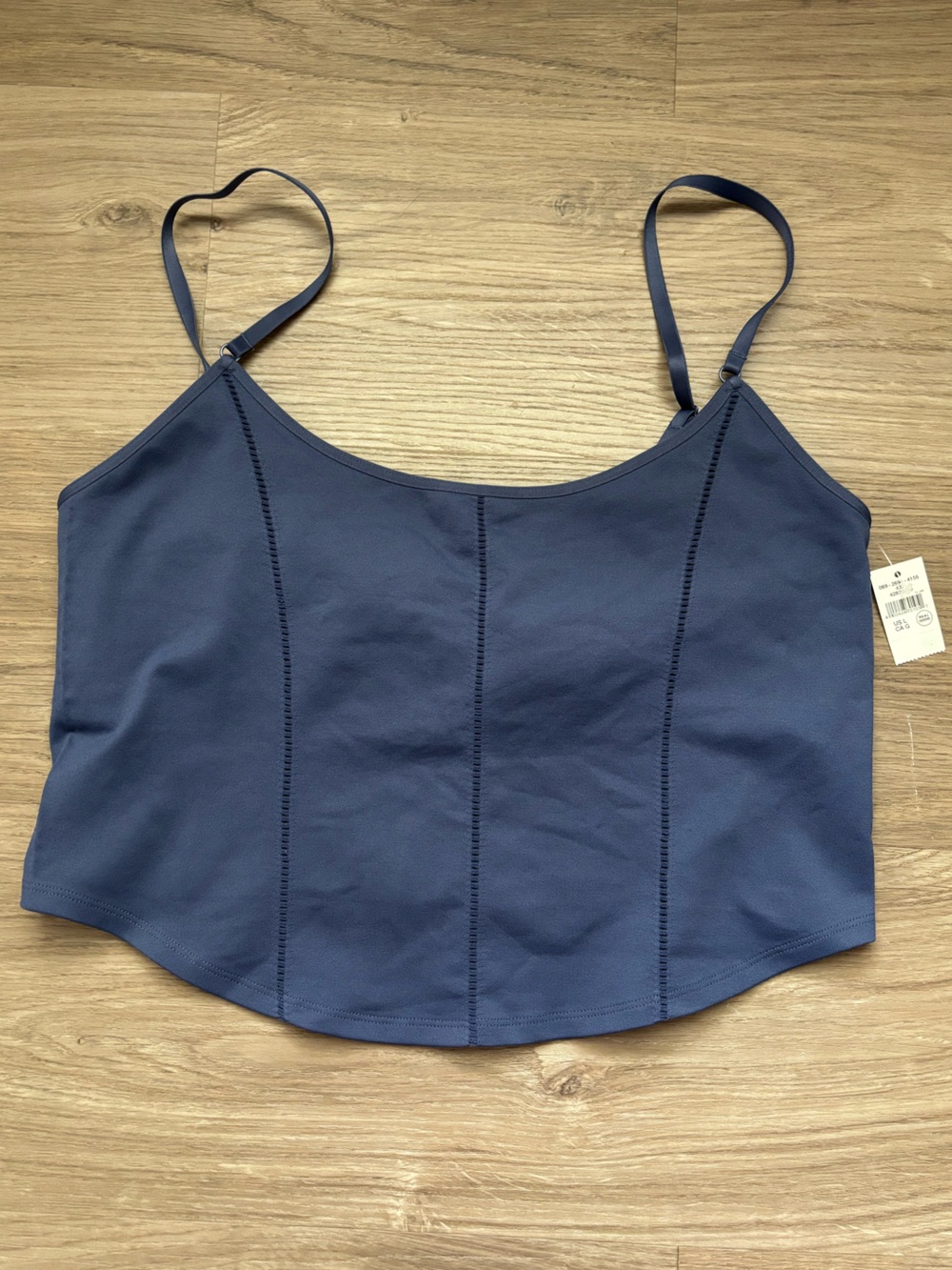 Aerie Women's Navy Blue Cropped Camisole Top Size Large